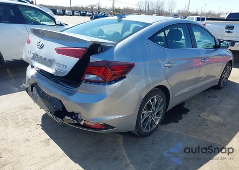 2020 Hyundai Elantra Limited from USA, damaged, VIN KMHD84LF3LU962335